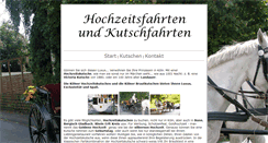 Desktop Screenshot of koelner-kutschen.de